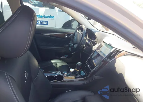 2014 Infiniti Q50 Sport из США, поврежденный, VIN JN1BV7AR7EM697122